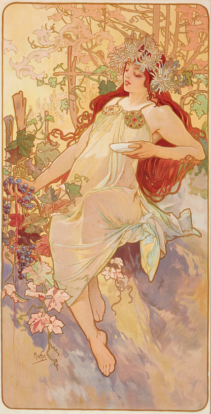 Summer | Mucha "Seasons" artwork (1890s)