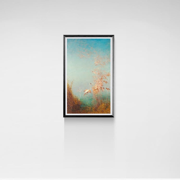 Pink Flamingo Art Print by Félix Ziem (19th Century)