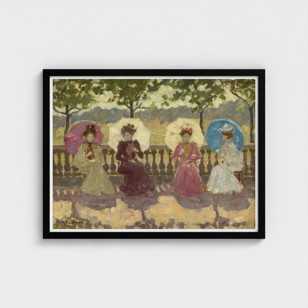In the Park, Paris (1891) by Maurice Prendergast – Impressionist Art Print