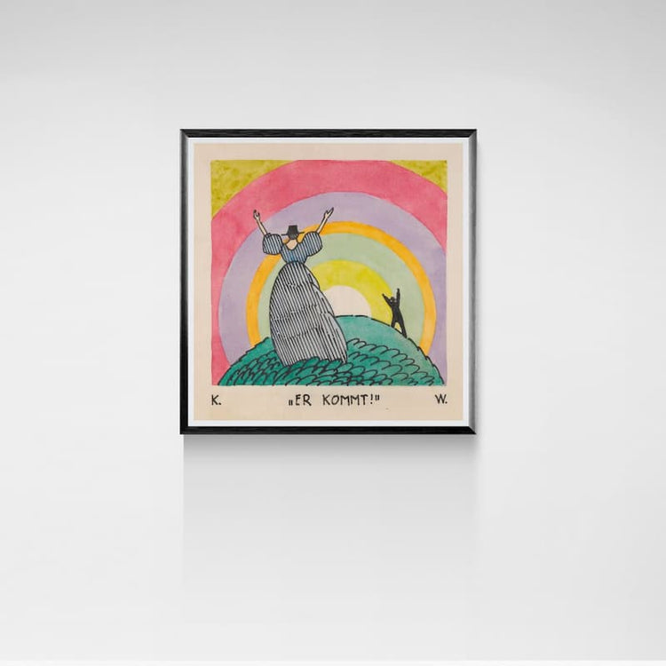 "¡Er kommt!" (¡Él viene!) (década de 1920) | Arte de la era del jazz | Karl Wiener