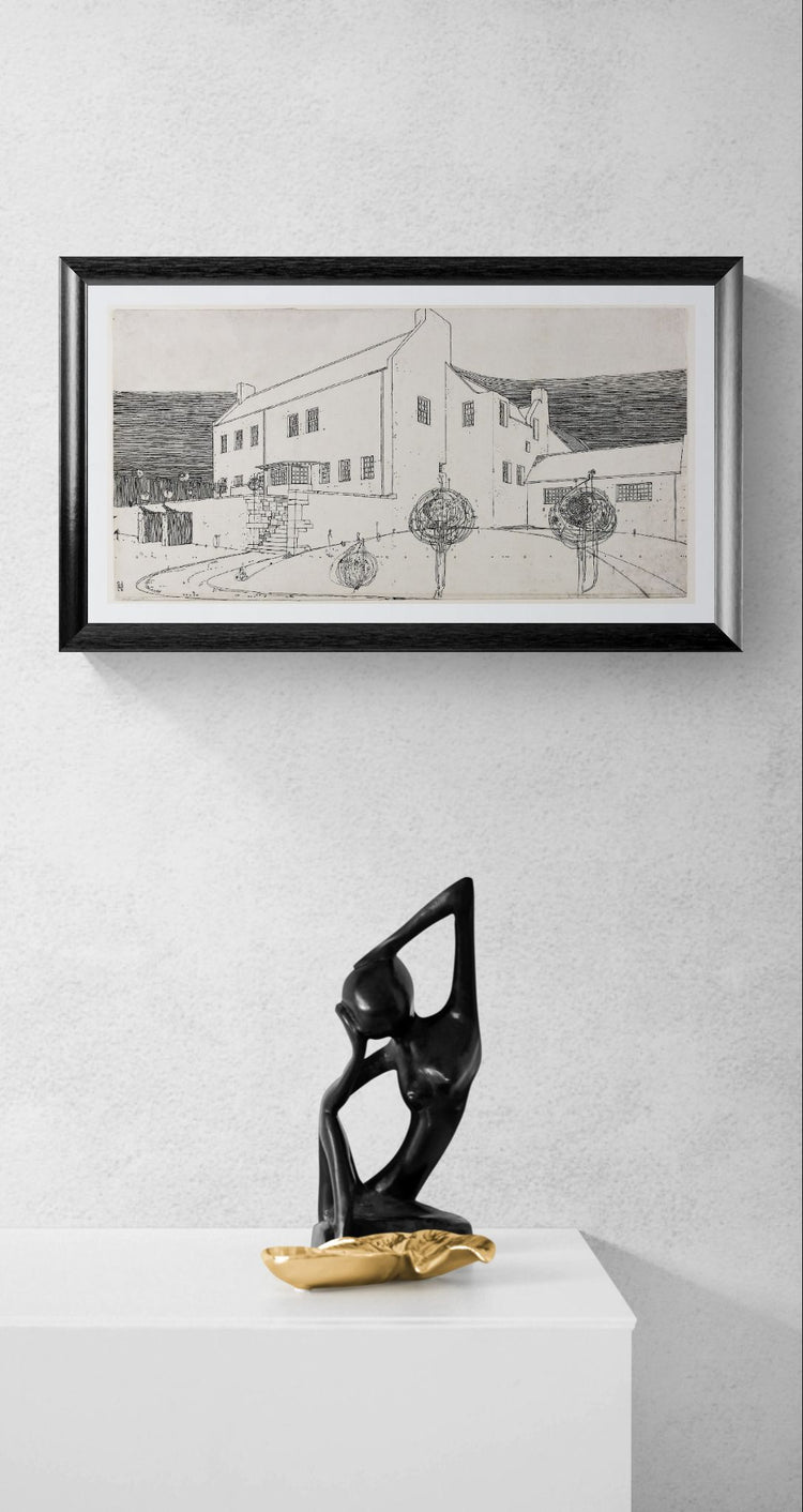 Rennie Mackintosh wall art - Windyhill House (1901) – Architectural Fine Art