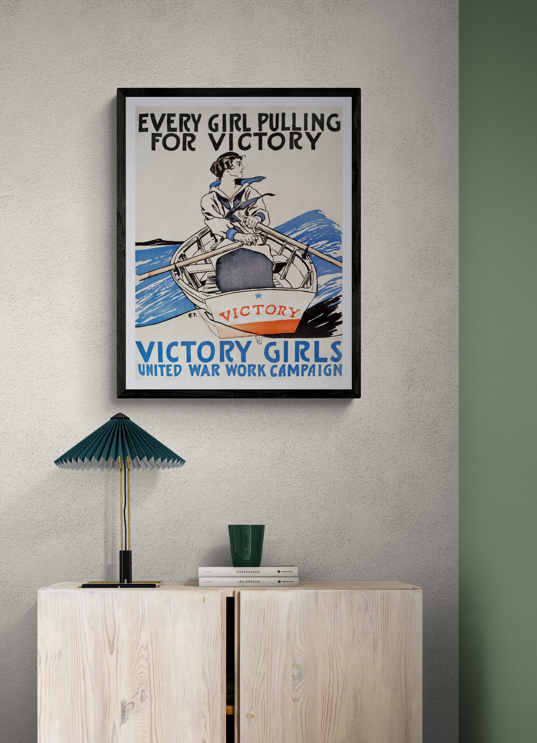 Every Girl Pulling for Victory (1900s) | Edward Penfield