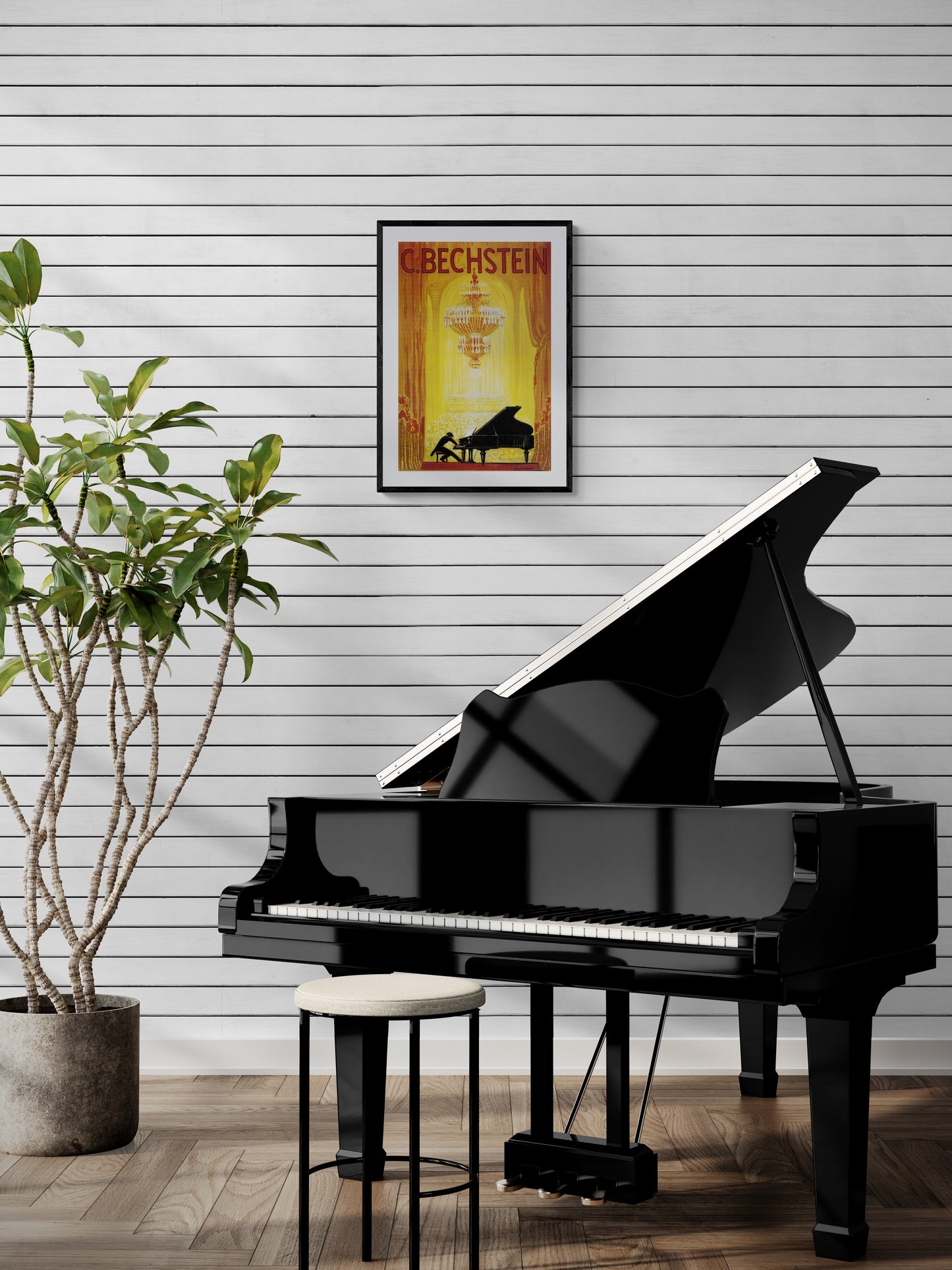 C. Bechstein pianos (1920s) | Classical music concert poster