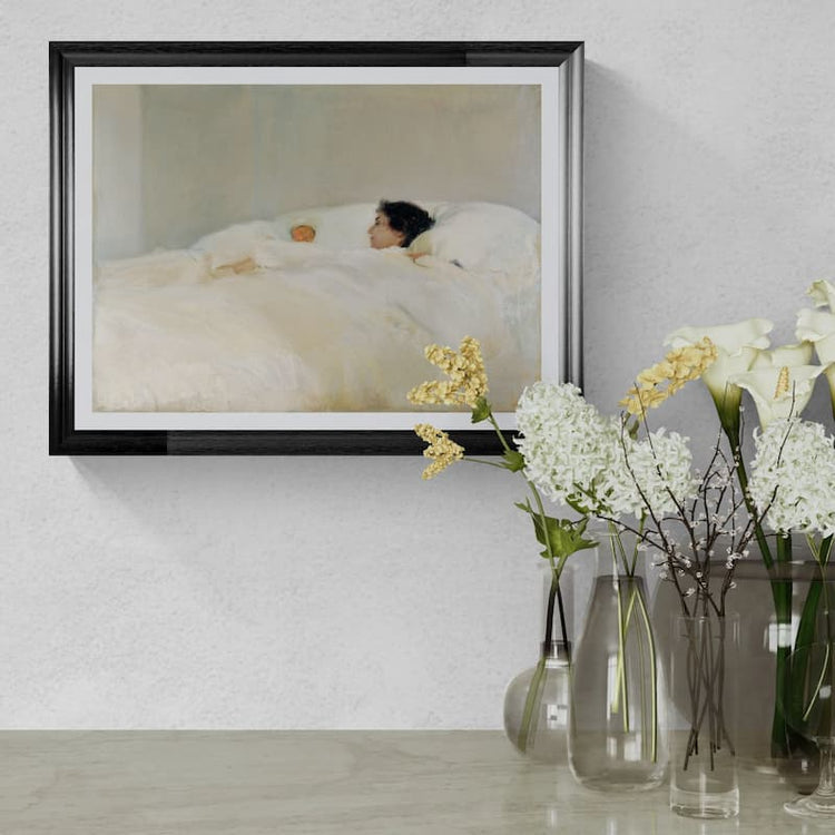 Vintage Mother and Child Print by Joaquín Sorolla, 1895