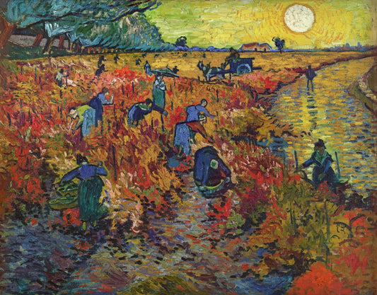 The Red Vineyard at Arles (1880s) | Vincent Van Gogh