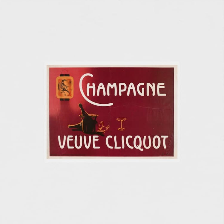 Champagne Veuve Clicquot (1900) by Arnold van Roessel – Vintage Poster Print
