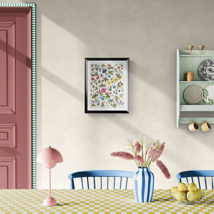Victorian Floral print (1800s) Giclée Wall Art Reproduction
