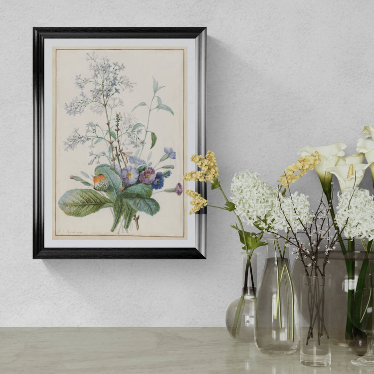 Vintage floral botanical prints - Pierre-Joseph Redouté – 1820s French Floral Illustration