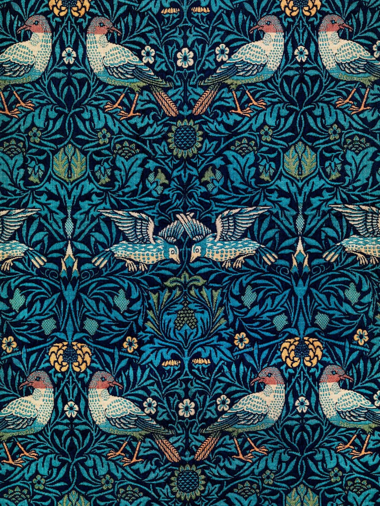 William Morris Bird print (1878 Arts and Crafts Pattern)