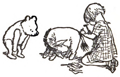 Winnie the Pooh, Eeyore and Christopher Robin  (1920s) | Illustrated by EH Shepard