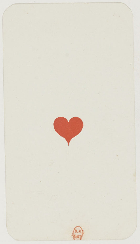 "Ace of Hearts" Tarot Card (1898) | BP Grimaud | Playing card prints Posters, Prints, & Visual Artwork The Trumpet Shop   