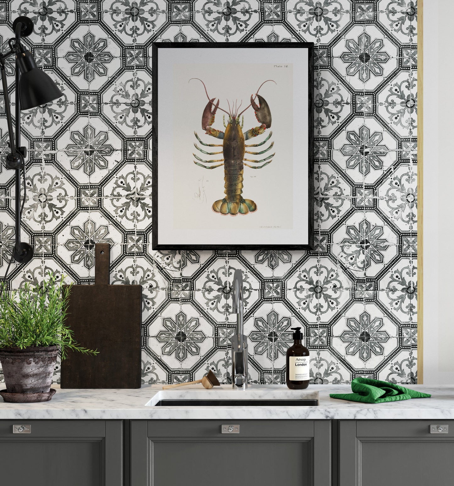Lobster artwork (1800s) Posters, Prints, & Visual Artwork The Trumpet Shop   