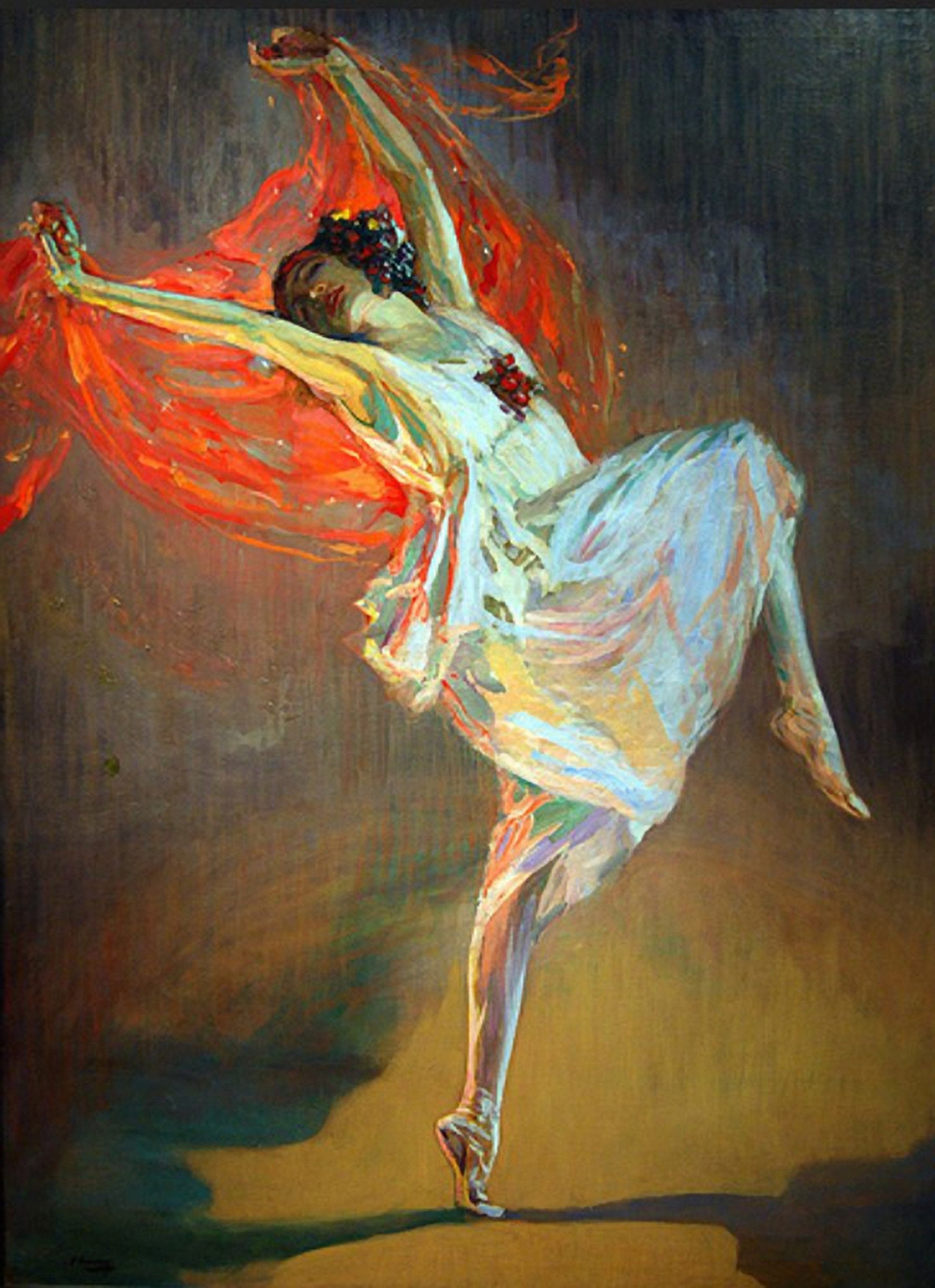 "Anna Pavlova" (1900s) painting | John Lavery prints Posters, Prints, & Visual Artwork The Trumpet Shop   