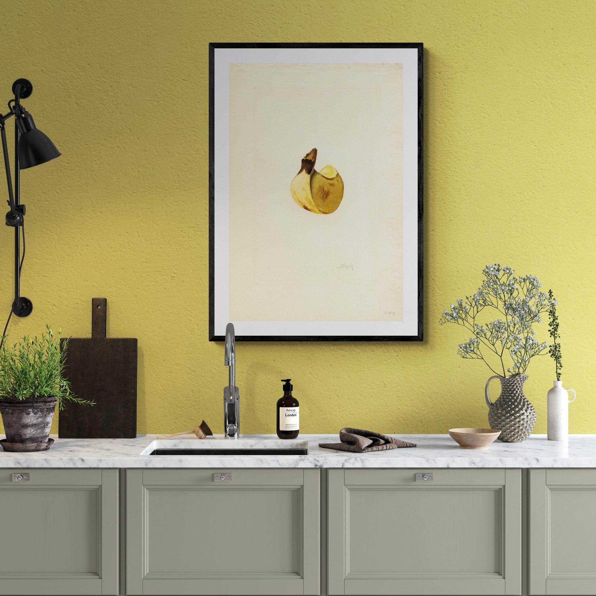 "Banana" botanical art kitchen print (c1900) | James Marion Shull Posters, Prints, & Visual Artwork The Trumpet Shop   