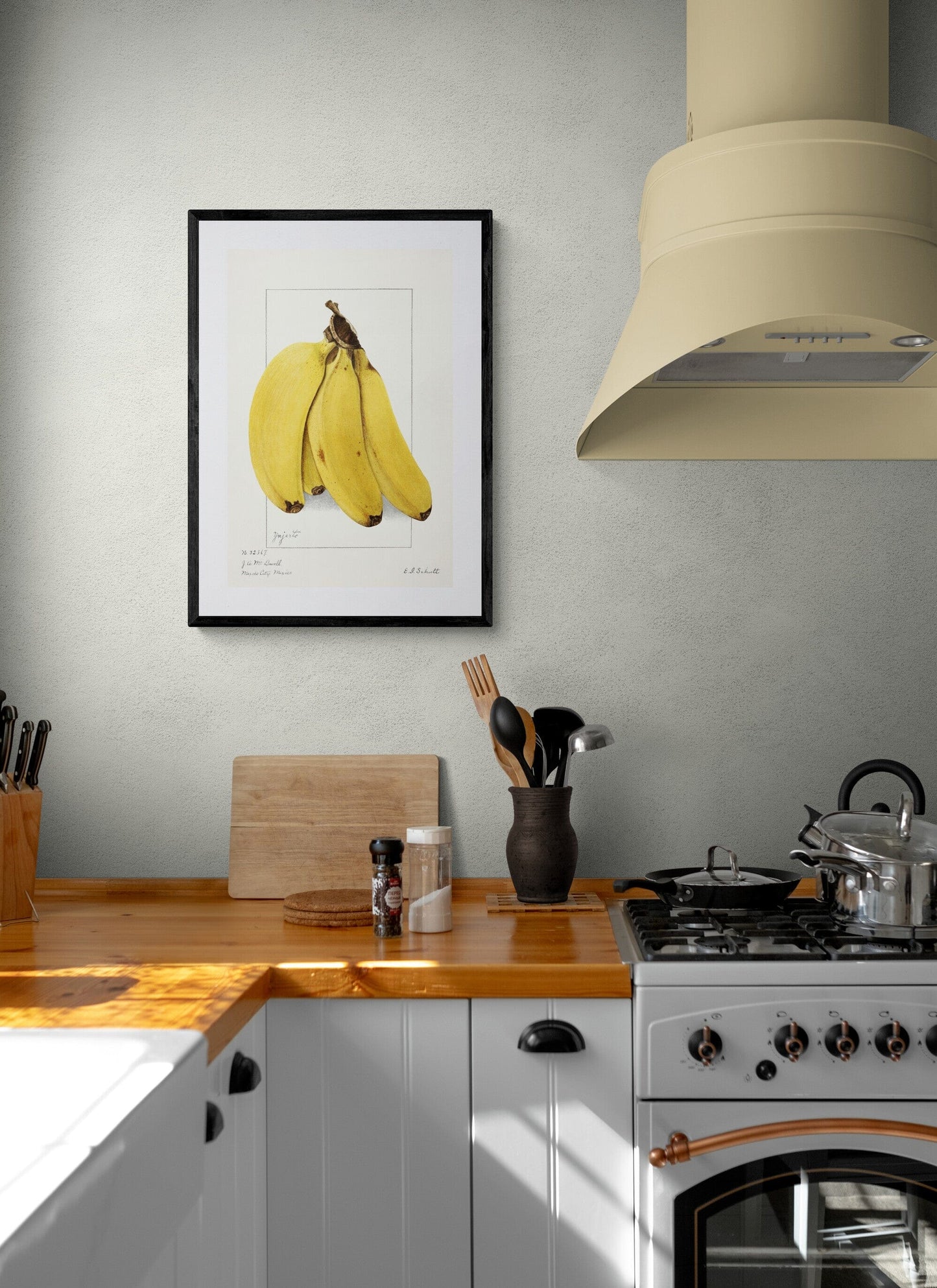 "Bananas" (1904) | Botanical prints | Kitchen art | Ellen Schutt Posters, Prints, & Visual Artwork The Trumpet Shop   