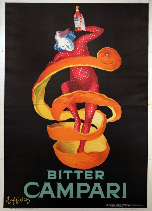 Leonetto Cappiello Bitter Campari Poster (1920s) Posters, Prints, & Visual Artwork The Trumpet Shop   
