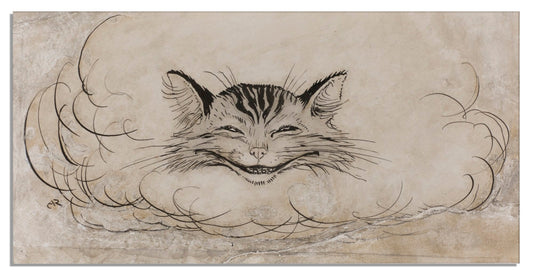 Cheshire Cat from Alice in Wonderland (1900s) | Arthur Rackham cat prints Posters, Prints, & Visual Artwork The Trumpet Shop   