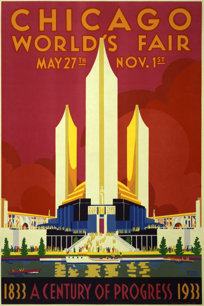 Worlds Fair Poster artwork, Chicago (1930s)