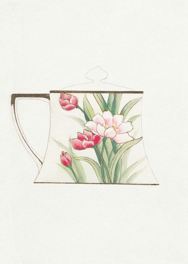 Design for a Japanese Sugar Bowl (1800s) | Vintage kitchen prints Posters, Prints, & Visual Artwork The Trumpet Shop   