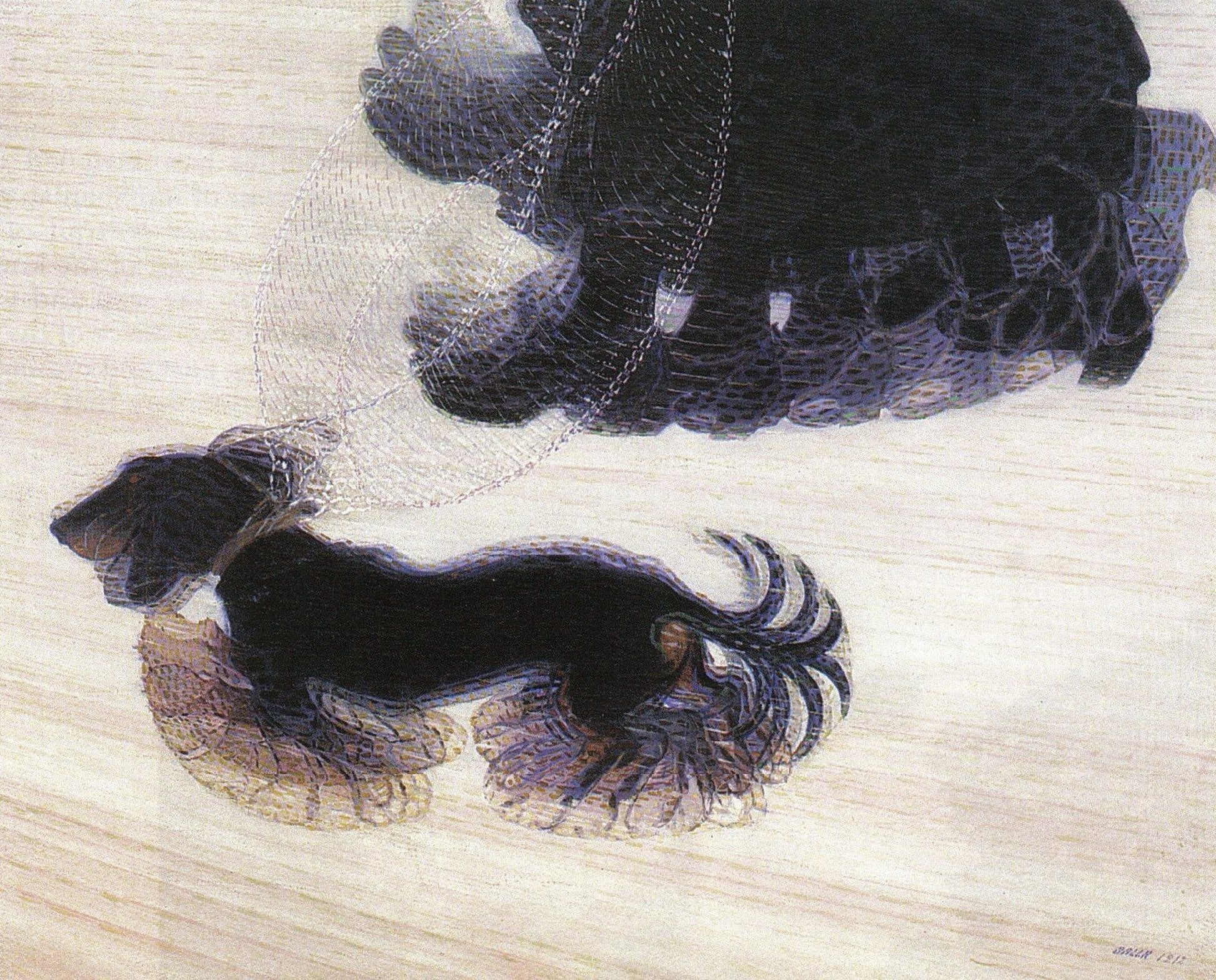 Dachshund dog (1912) | Animal wall art prints | Giacomo Balla Posters, Prints, & Visual Artwork The Trumpet Shop   