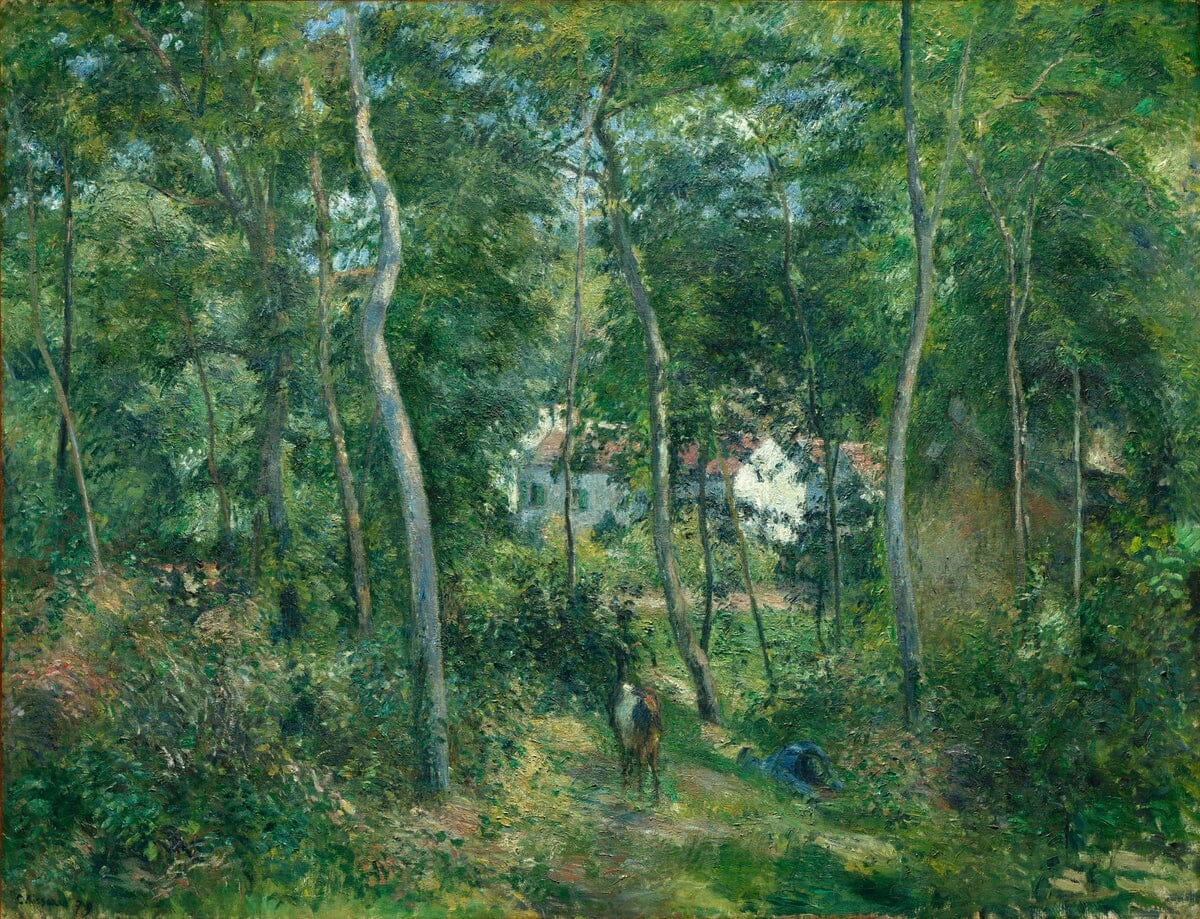 Edge of the woods (1879) | Bedroom prints | Camille Pissarro Posters, Prints, & Visual Artwork The Trumpet Shop   