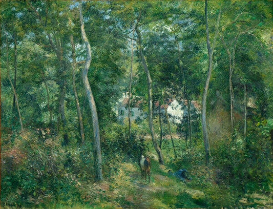 Edge of the woods (1800s) | Camille Pissarro prints Posters, Prints, & Visual Artwork The Trumpet Shop   