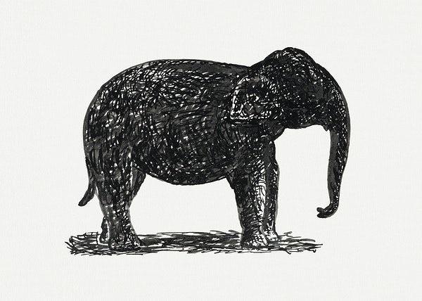 Elephant art print (ca. 1891–1941) | Leo Gestel  The Trumpet Shop   