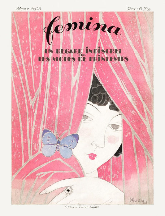 Femina Magazine art deco cover (1920s) | Jazz age art prints Posters, Prints, & Visual Artwork The Trumpet Shop   