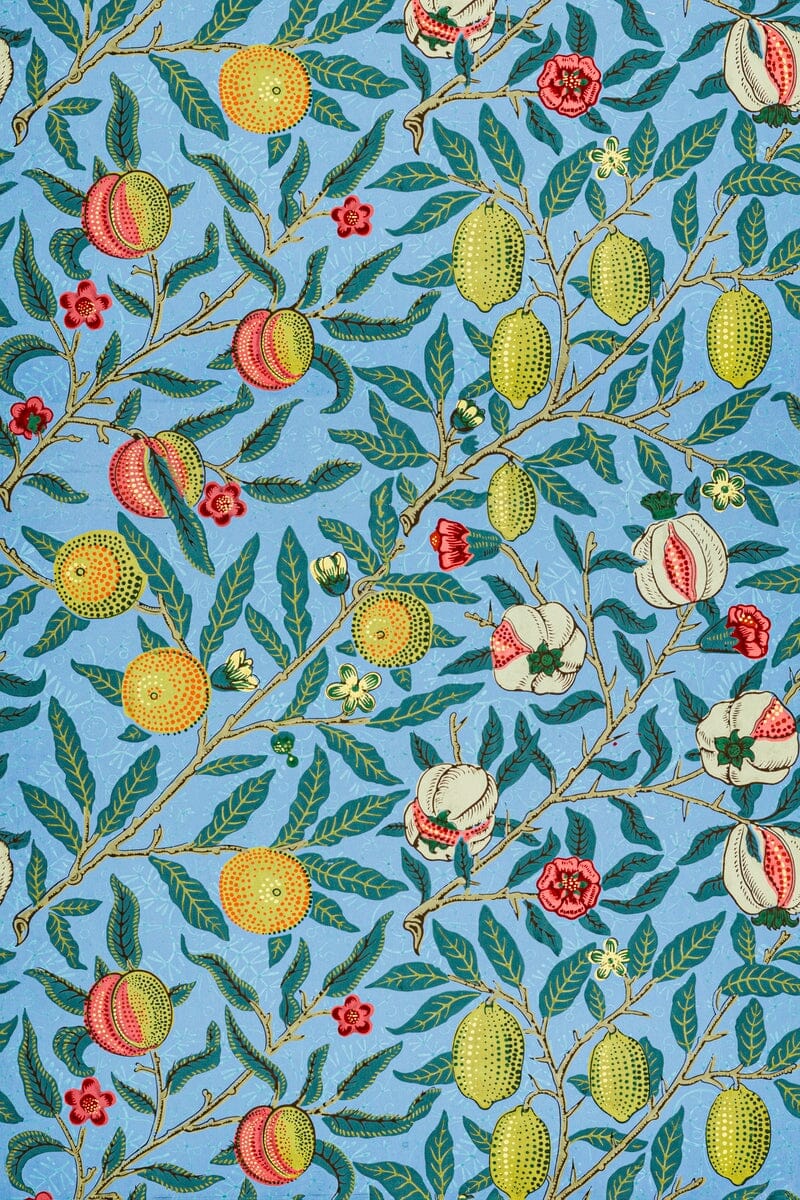 Four Fruits pattern (1800s) | William Morris art print |  Victorian Home Interior Posters, Prints, & Visual Artwork The Trumpet Shop   