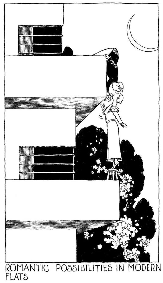 “Romantic possibilities” (1930s) | Heath Robinson