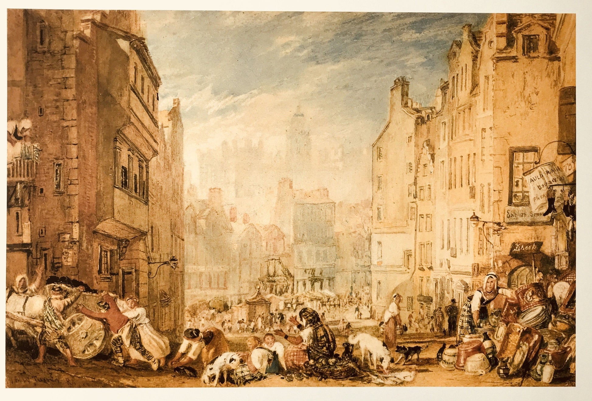 Heriot’s Hospital, Edinburgh (1819) | J. M. W. Turner art print  The Trumpet Shop   