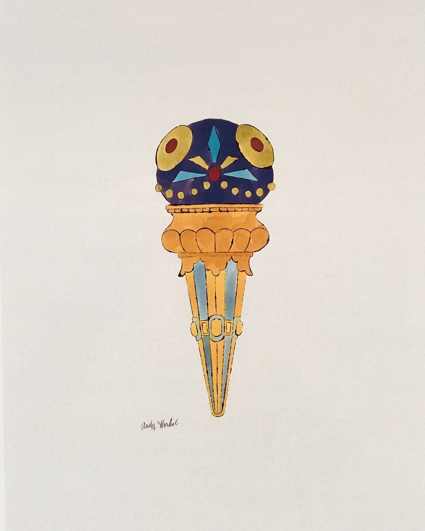 Ice Cream (4) (1960) | Andy Warhol pop art kitchen print  The Trumpet Shop   