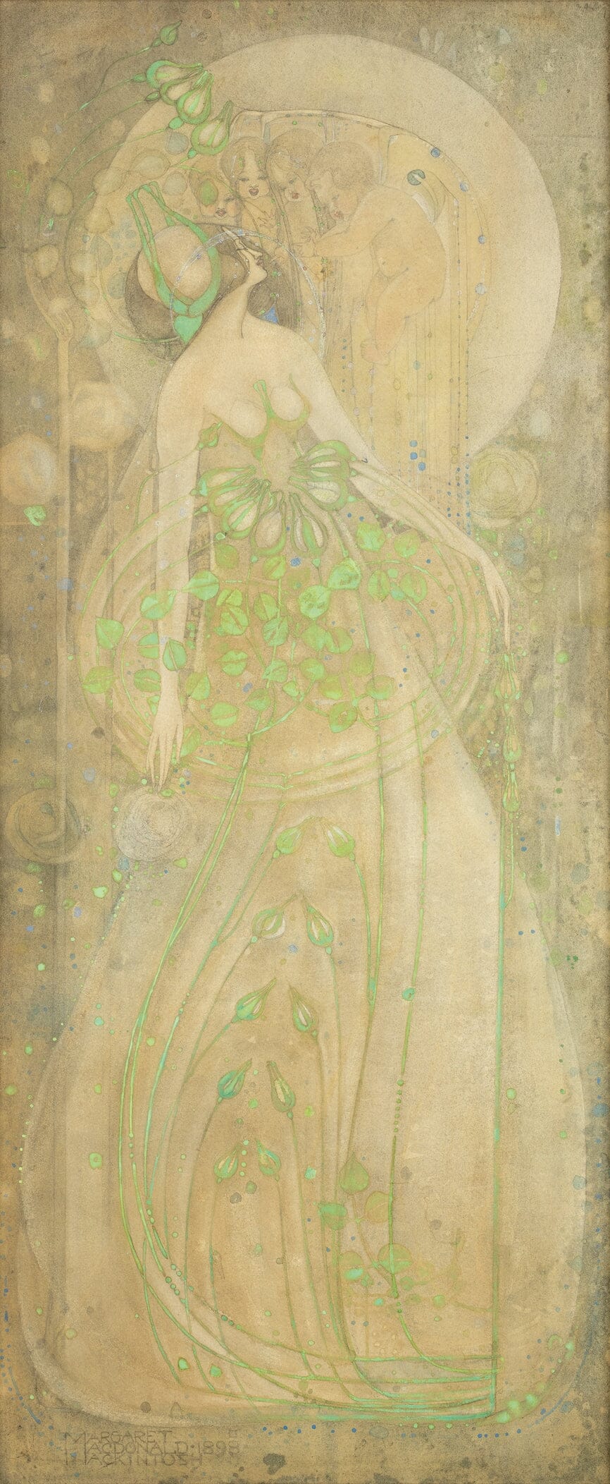 Junirosen (June roses) (1900) | Art nouveau prints | Margaret Macdonald-Mackintosh Posters, Prints, & Visual Artwork The Trumpet Shop Vintage Prints   
