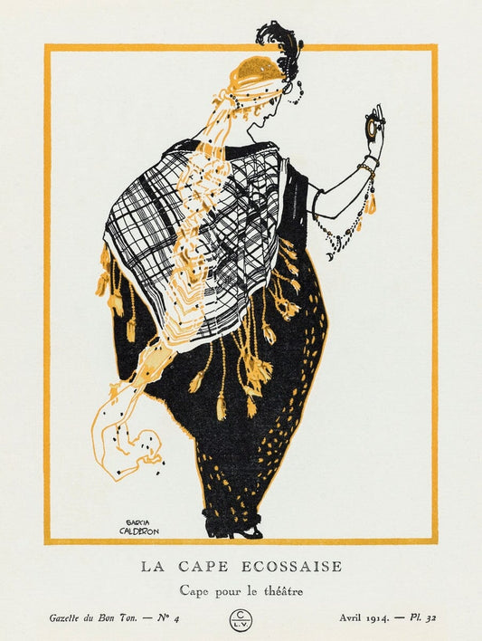La Cape Ecossaise (1900s) | Garcia Calderon artwork Posters, Prints, & Visual Artwork The Trumpet Shop   