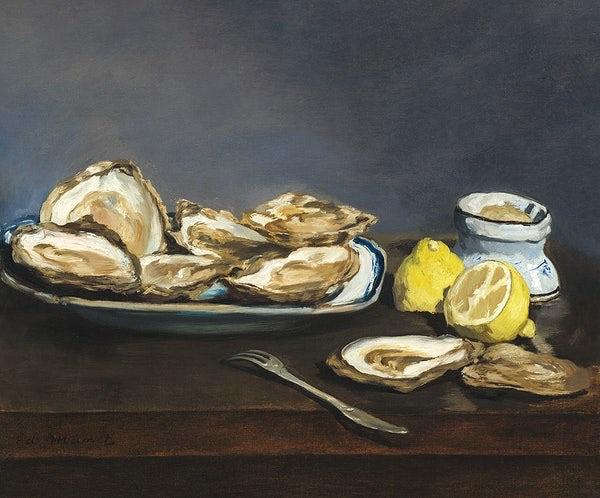 Oysters (1862) | Kitchen art print | Edouard Manet Posters, Prints, & Visual Artwork The Trumpet Shop   