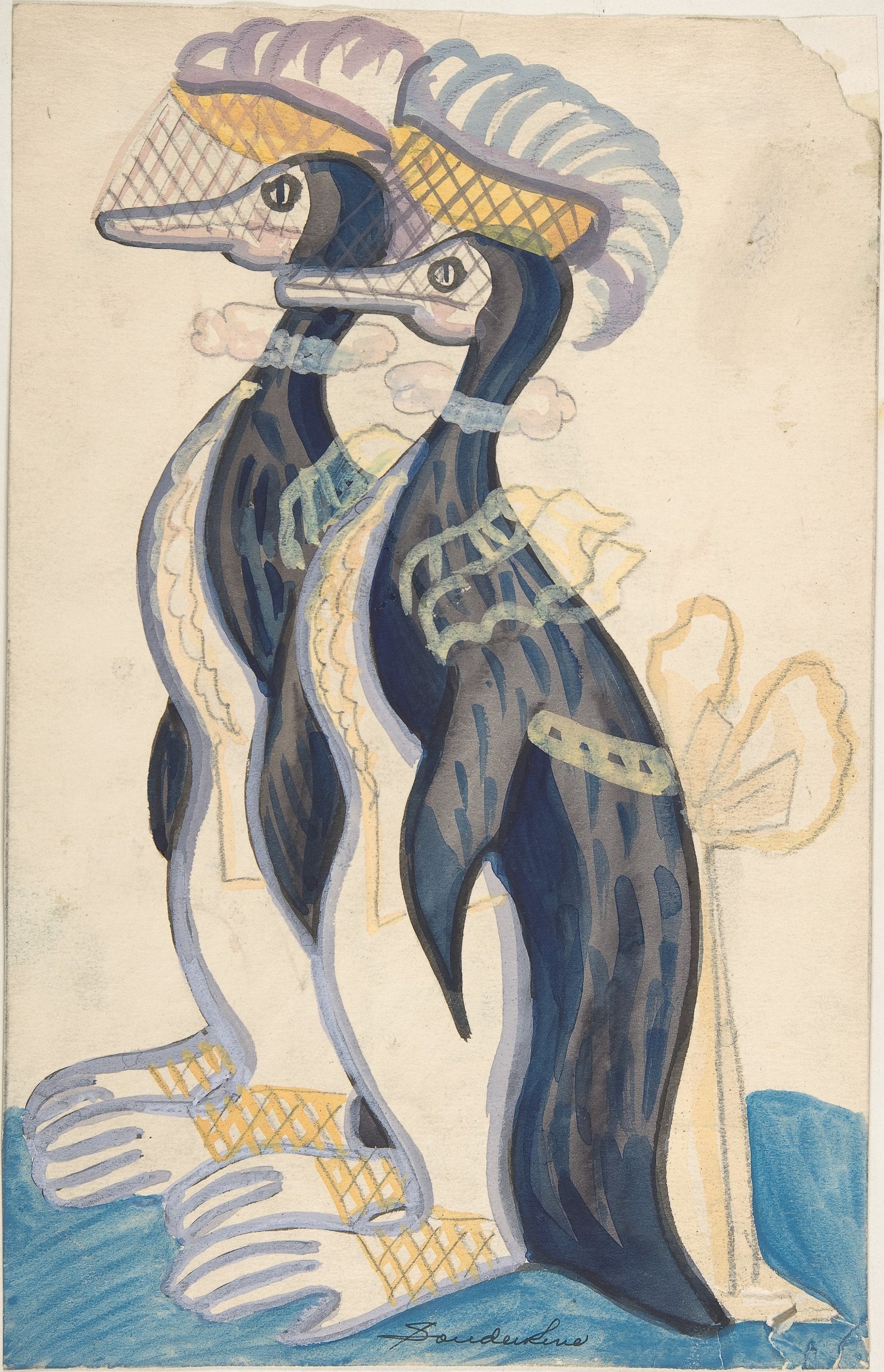 Penguin artwork (1) (1920s) | Sergey Sudeykin Posters, Prints, & Visual Artwork The Trumpet Shop   