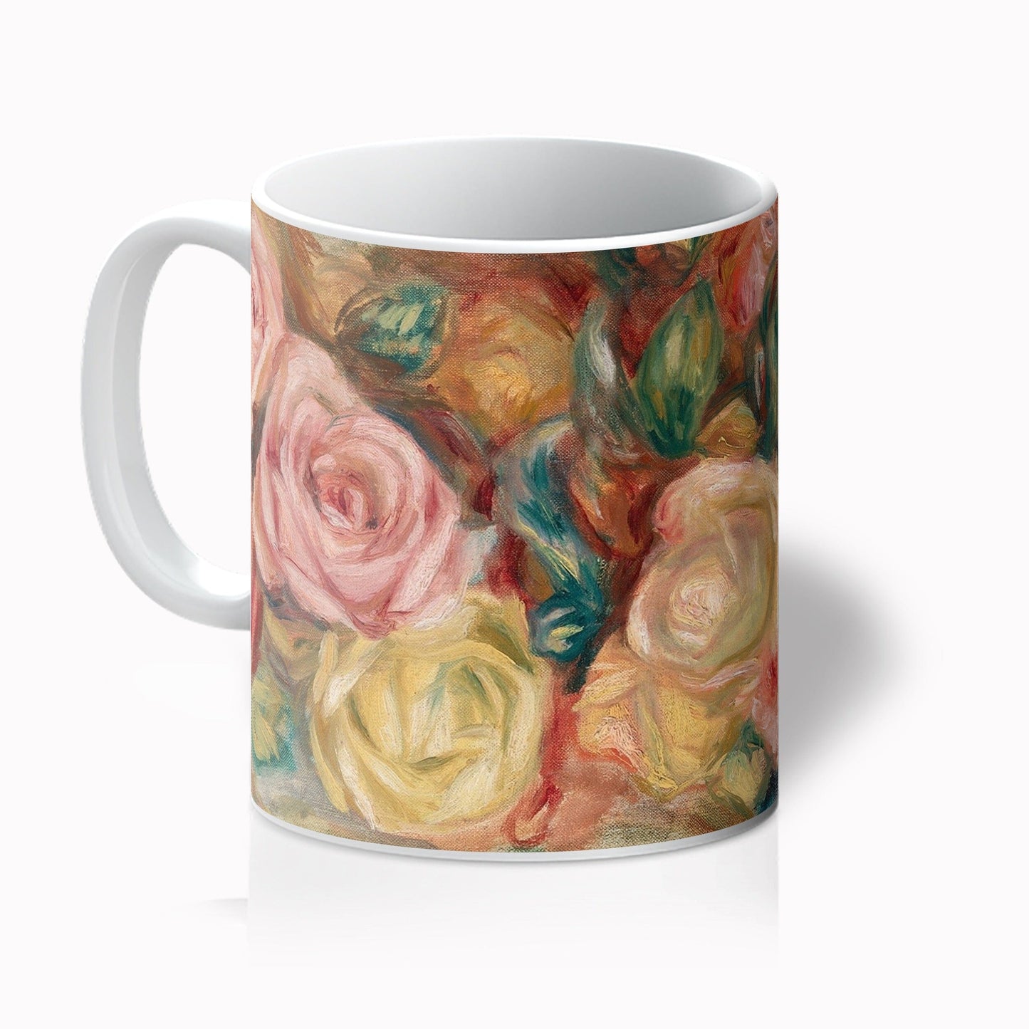 Pierre-Auguste Renoir Masterpiece Mug (11oz) Roses  The Trumpet Shop Vintage Prints   