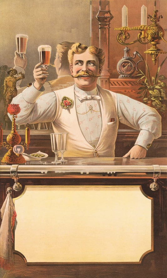 Proud bartender (1890s) | Man cave posters Posters, Prints, & Visual Artwork The Trumpet Shop   