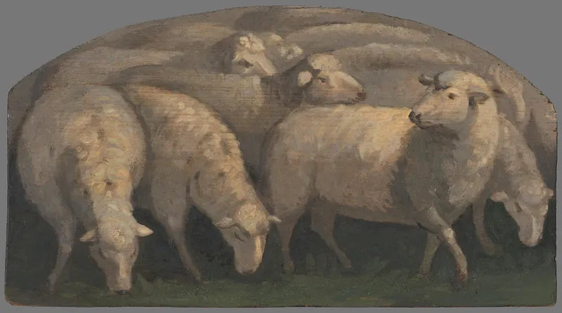 Sheep art print (mid 1800s) | Maximilian Ratskay  The Trumpet Shop   