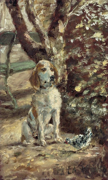 The Artist's Dog (1800s) | Henri de Toulouse–Lautrec artwork