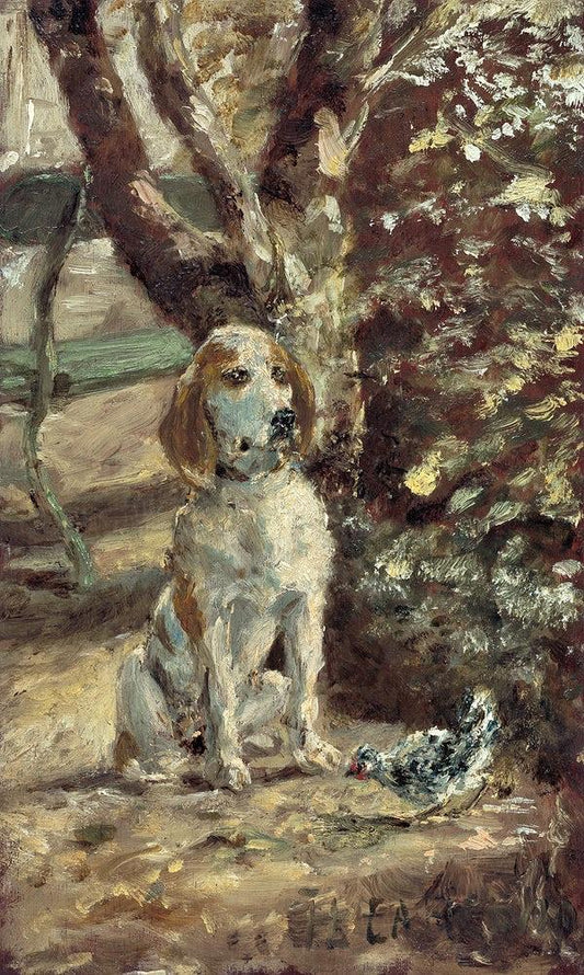 The Artist's Dog (1800s) | Henri de Toulouse–Lautrec artwork Posters, Prints, & Visual Artwork The Trumpet Shop   