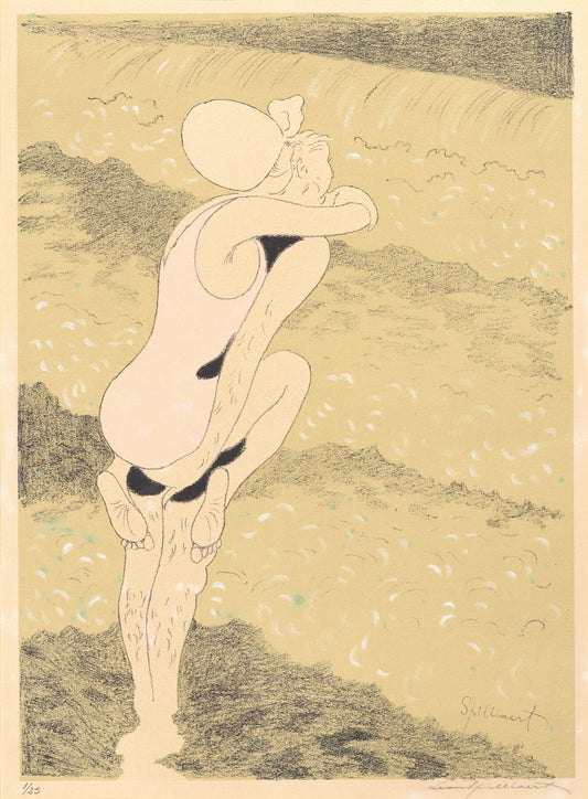 The Bathers (1900s) | Bathing suit wall art | Leon Spilliaert Posters, Prints, & Visual Artwork The Trumpet Shop Vintage Prints   