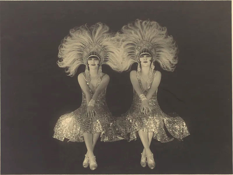 The Dolly Sisters flapper art print (1920) | Walery  The Trumpet Shop   