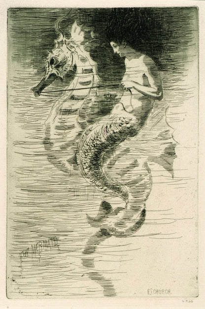 The Mermaid (1900s) | Frederick Stuart Church