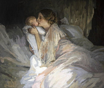 The Mother (1900s) | John Lavery artwork