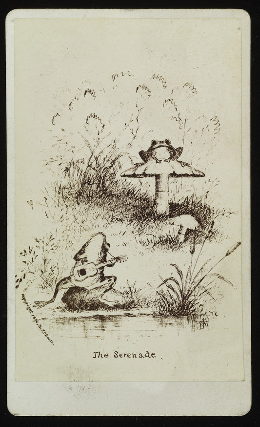 The Serenade frog artwork (1876) | J. P. Soule Posters, Prints, & Visual Artwork The Trumpet Shop   