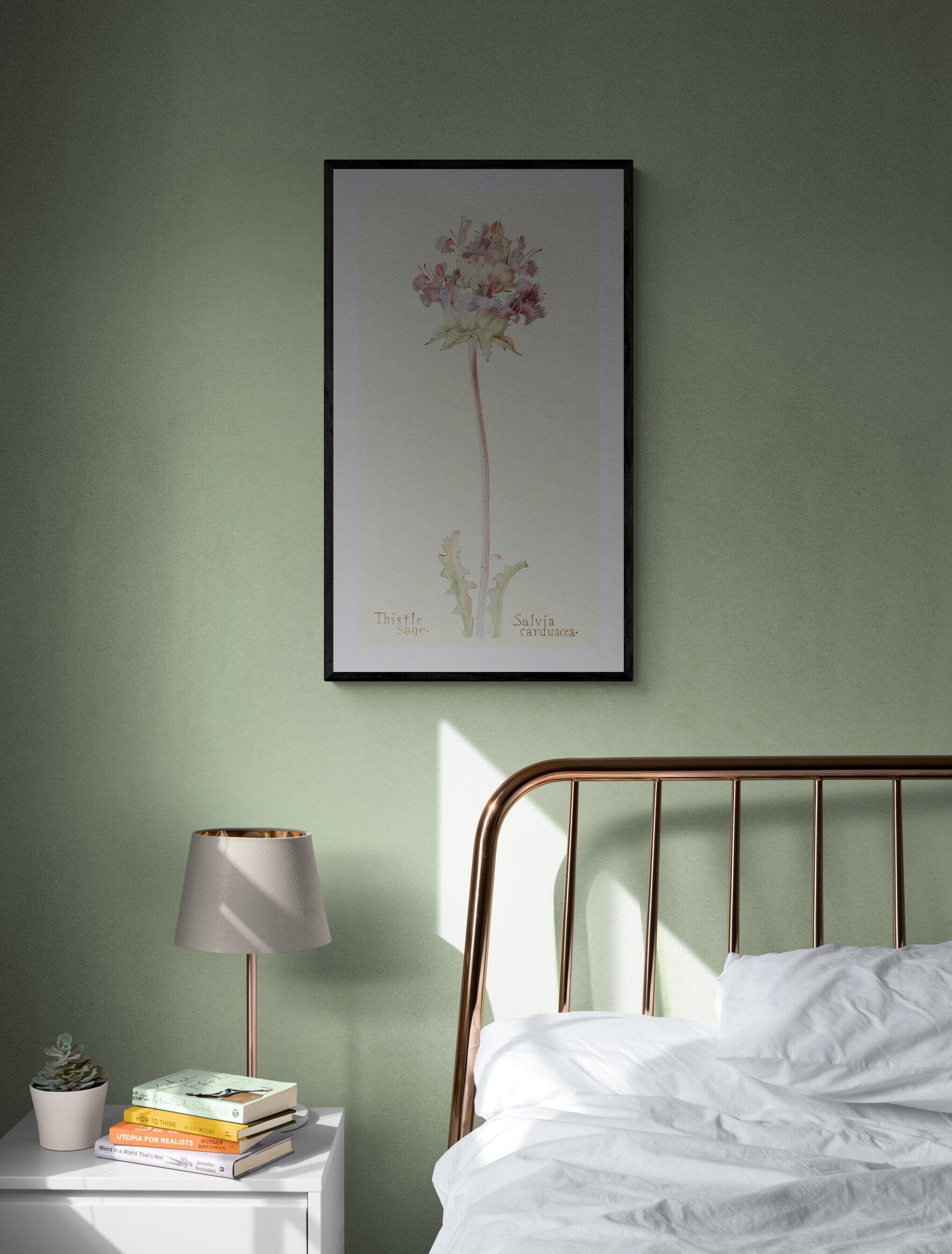 Thistle Sage plant (1915) | Sage green bedroom | Margaret Armstrong Posters, Prints, & Visual Artwork The Trumpet Shop   