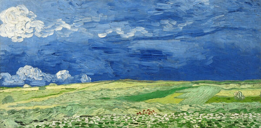 Wheat field (1890s) | Vincent Van Gogh