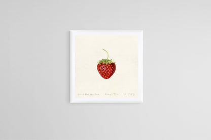 "Strawberry" (1930s) | Vintage strawberry prints | Louis Krieger Posters, Prints, & Visual Artwork The Trumpet Shop   