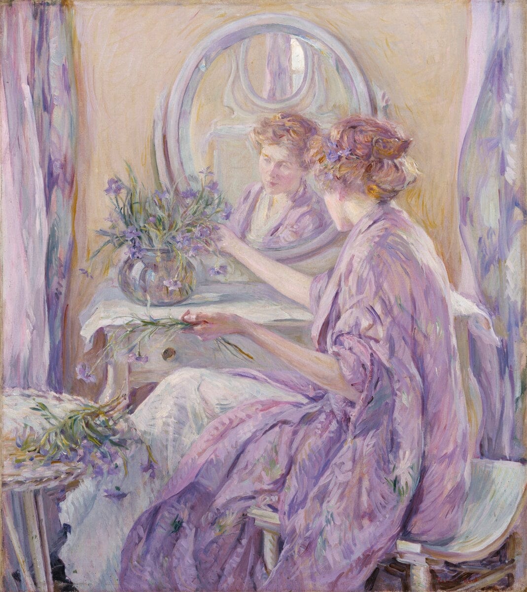 Violet Kimono (1910) | Bathroom artwork prints | Robert Reid Posters, Prints, & Visual Artwork The Trumpet Shop   